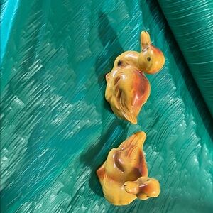 Hummel Orange and Yellow Duck Figurines